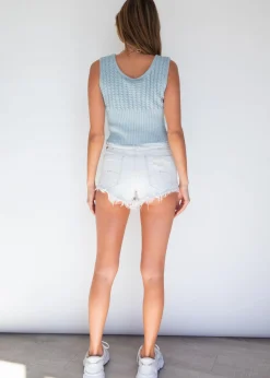 Women Gingham & Heels Knit Tops><noscript><img width=