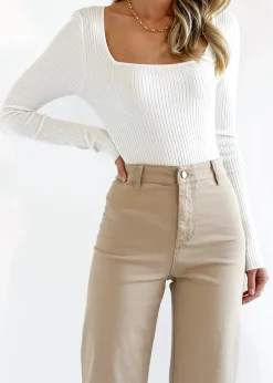 Women Gingham & Heels Jeans><noscript><img width=
