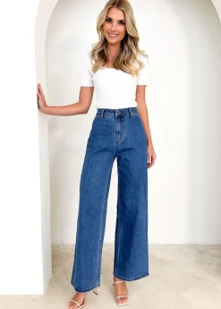 Women Gingham & Heels Jeans>Claria Stretch Denim Jeans