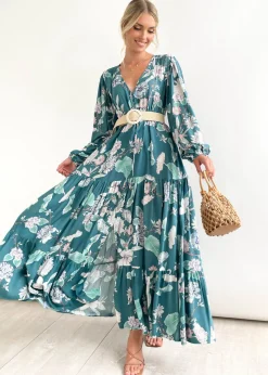 Women Gingham & Heels Maxi>Coastal Days Maxi Dress