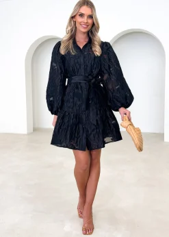 Women Gingham & Heels Short>Coeve Dress