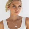 Women Gingham & Heels Jewellery>Coin Charm Necklace