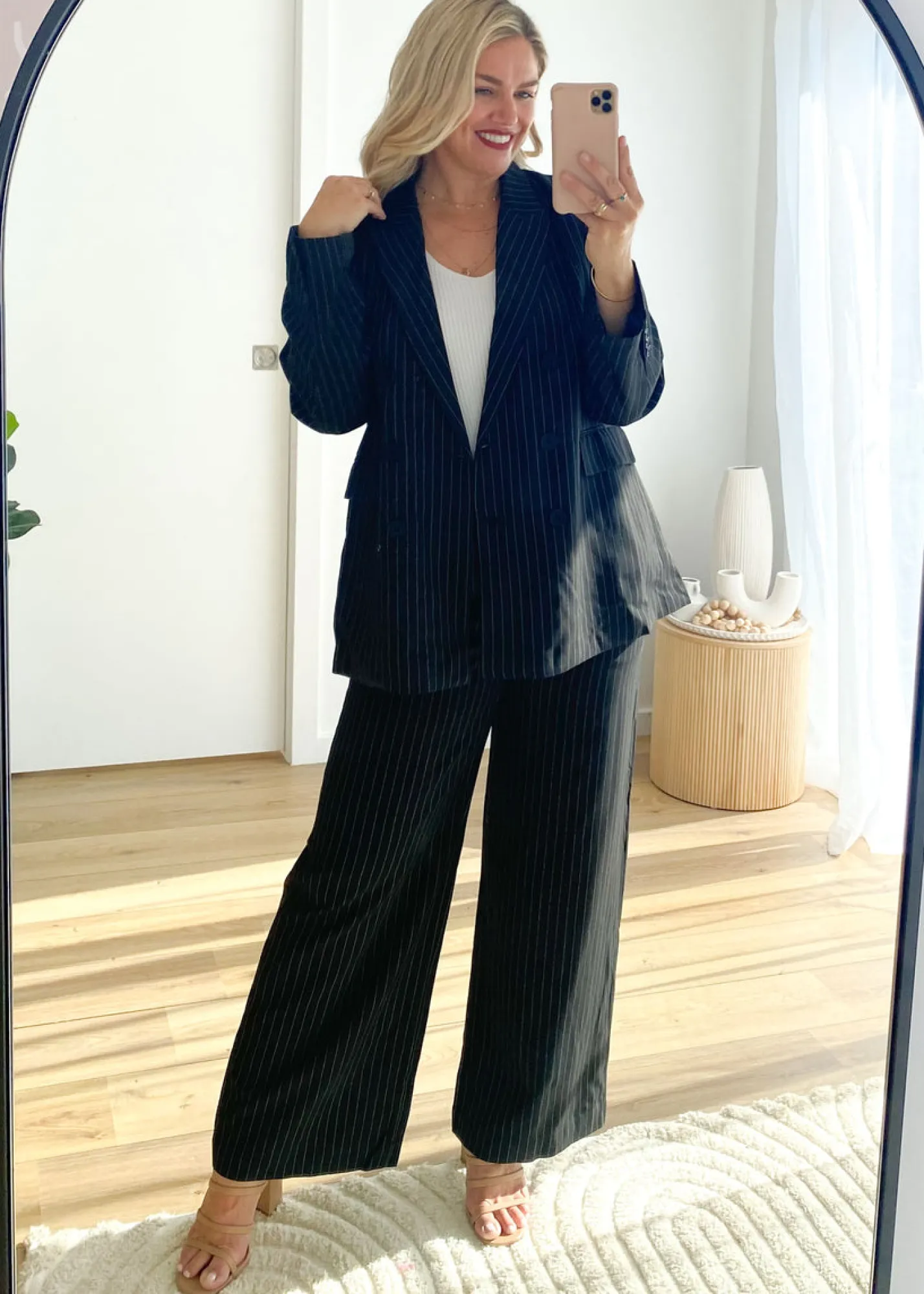 Women Gingham & Heels Pants>Corra Wide Leg Pants