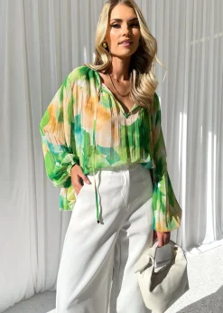 Women Gingham & Heels Blouses>Cosmio Blouse