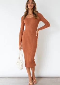 Women Gingham & Heels Knit Dresses><noscript><img width=