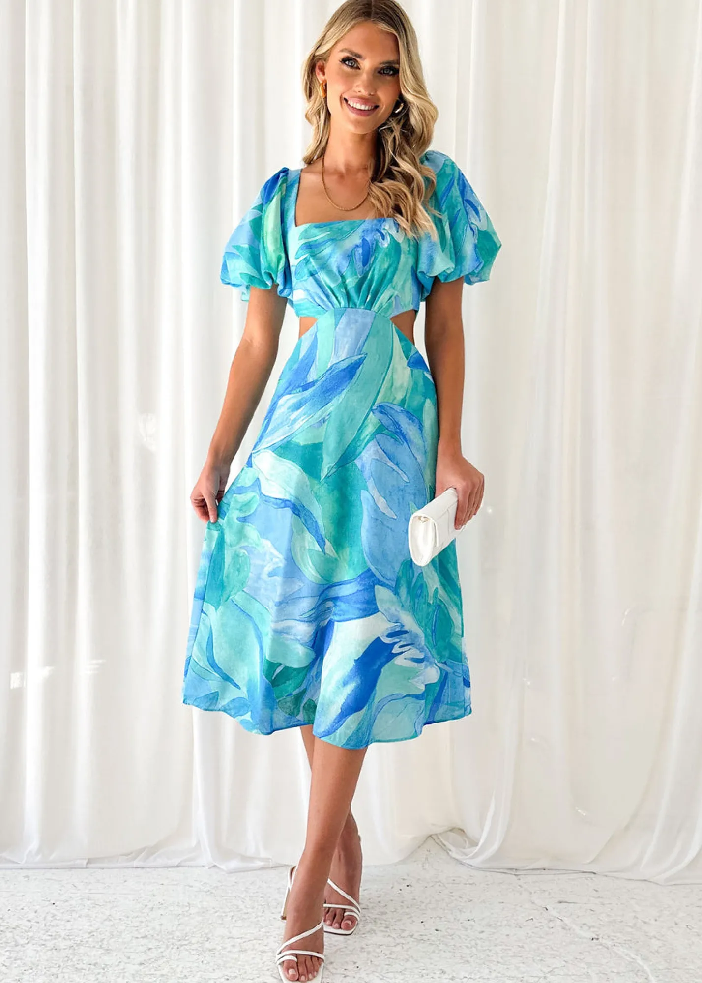 Women Gingham & Heels Midi>Dawsen Midi Dress