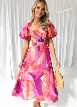 Women Gingham & Heels Midi>Dawsen Midi Dress
