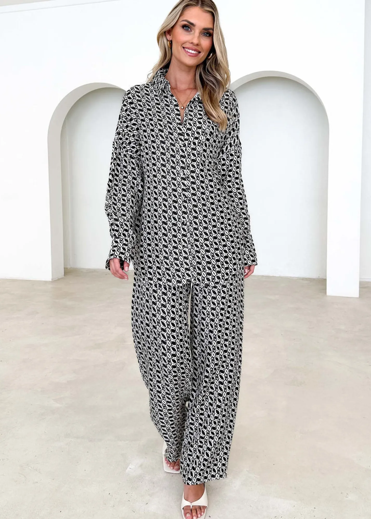 Women Gingham & Heels Sets>Deanne Shirt