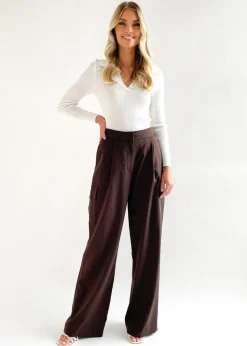 Women Gingham & Heels Pants><noscript><img width=
