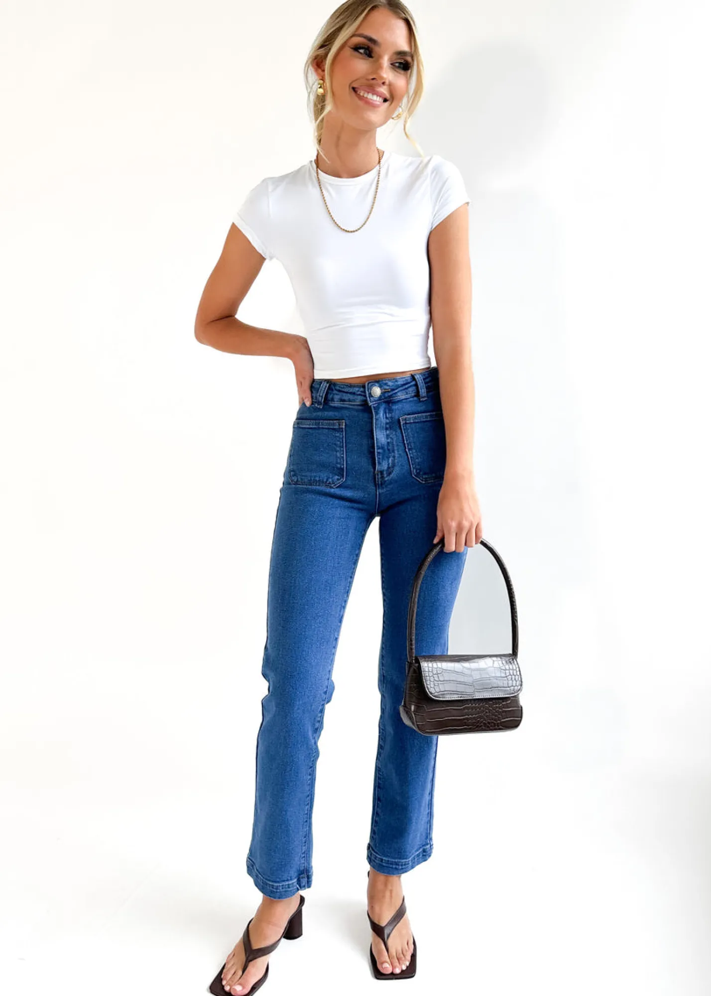 Women Gingham & Heels Jeans>Dojah Stretch Jeans