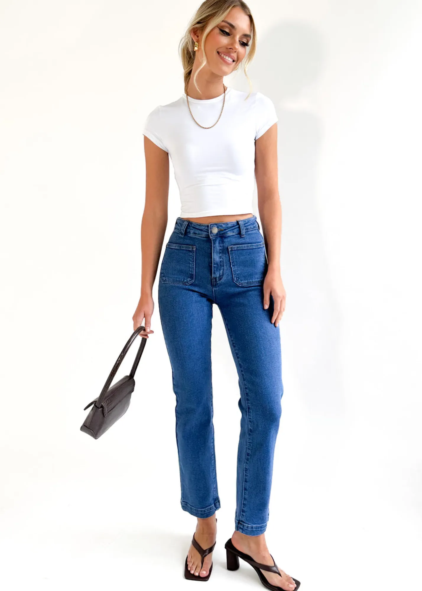 Women Gingham & Heels Jeans>Dojah Stretch Jeans