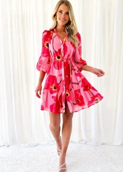 Women Gingham & Heels Short>Dominique Dress