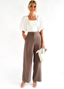 Women Gingham & Heels Pants><noscript><img width=