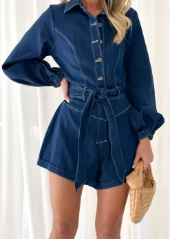 Women Gingham & Heels Playsuits><noscript><img width=