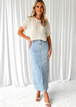 Women Gingham & Heels Knit Tops><noscript><img width=