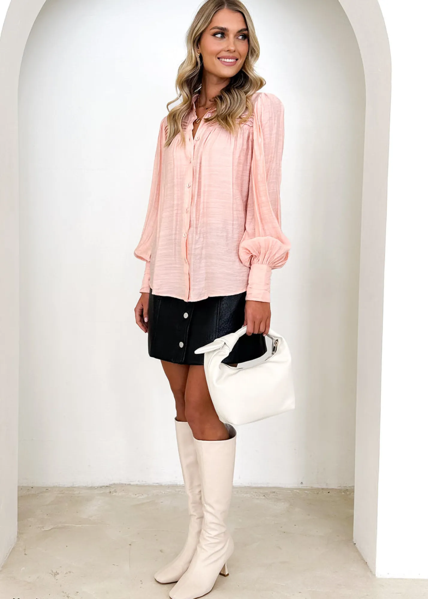 Women Gingham & Heels Blouses>Dulcce Blouse