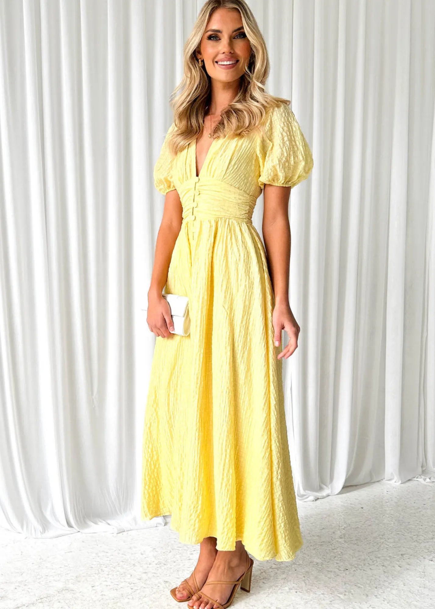 Women Gingham & Heels Midi>Dunning Midi Dress