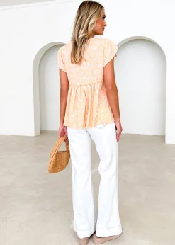 Women Gingham & Heels Basic Tops><noscript><img width=