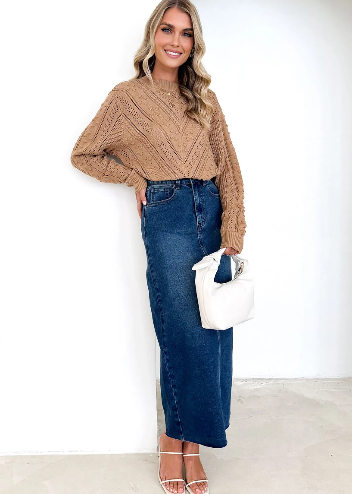 Women Gingham & Heels Sweaters>Elyse Sweater
