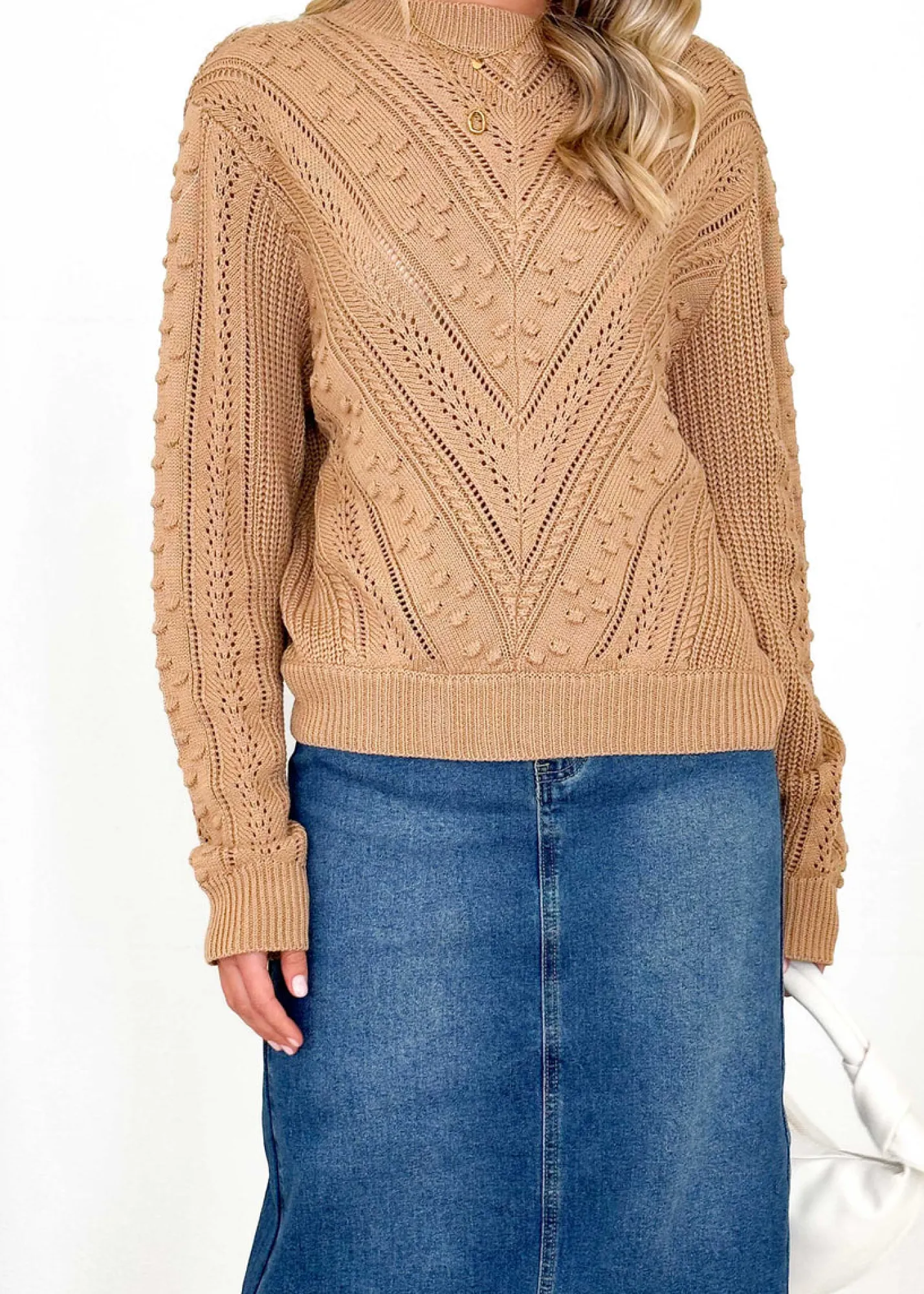 Women Gingham & Heels Sweaters>Elyse Sweater