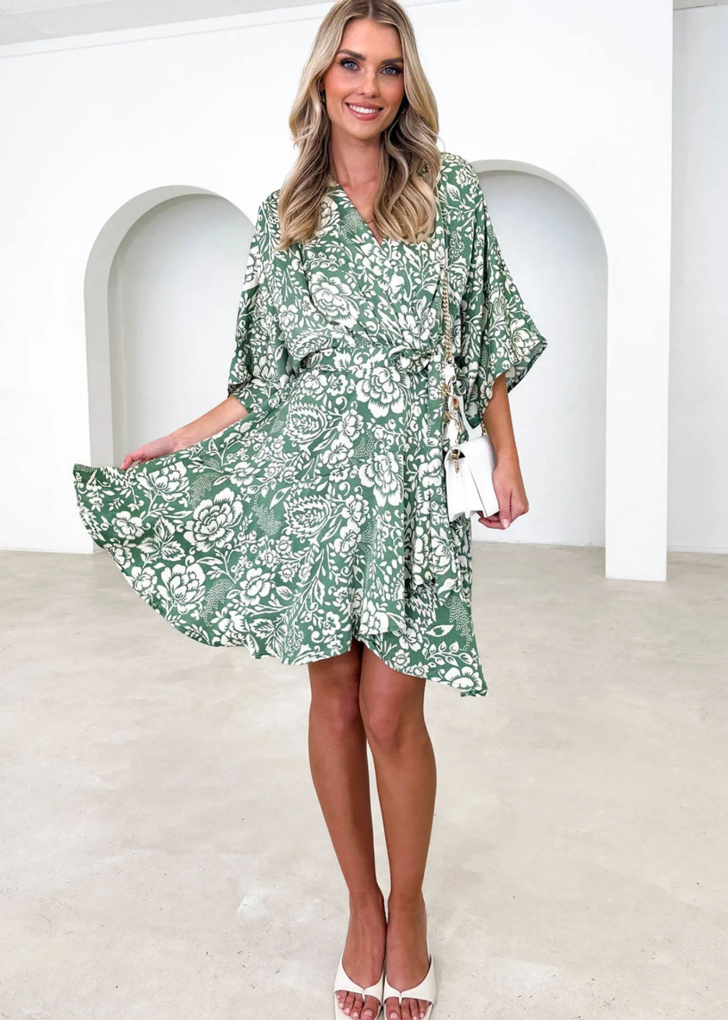 Women Gingham & Heels Short>Emmanuela Dress