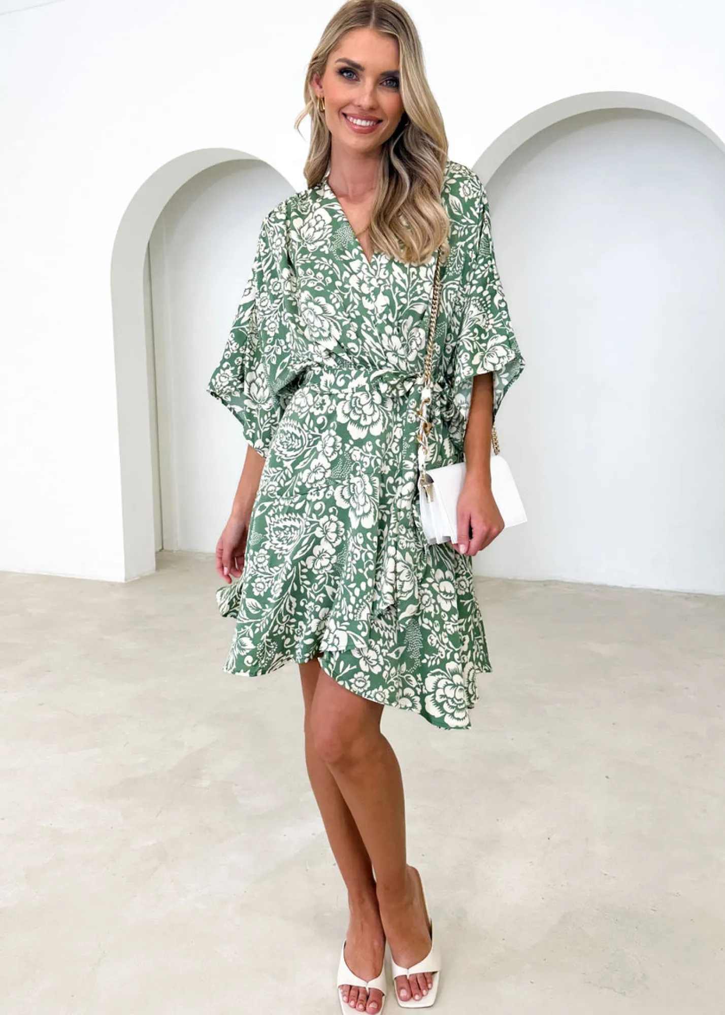 Women Gingham & Heels Short>Emmanuela Dress