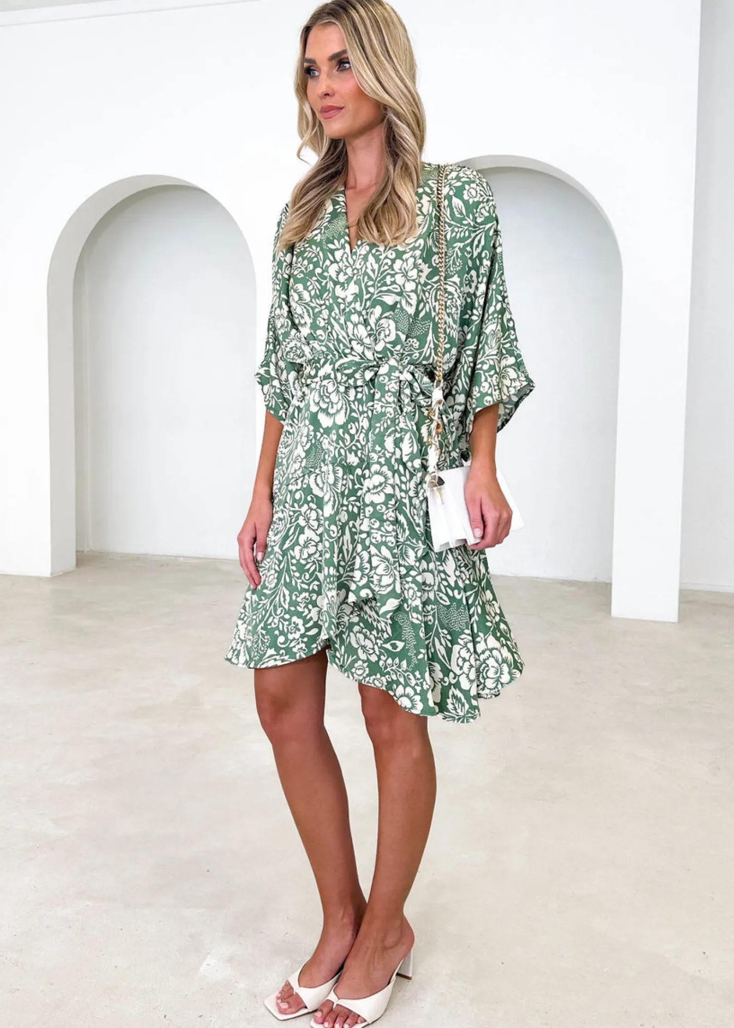 Women Gingham & Heels Short>Emmanuela Dress
