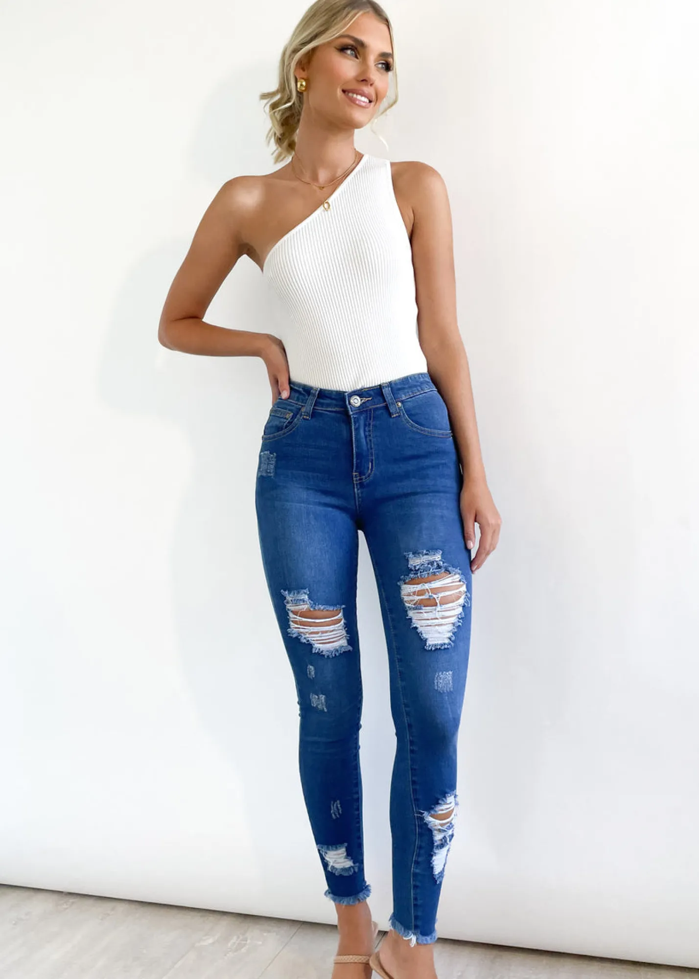 Women Gingham & Heels Jeans>Emmerson Jeans