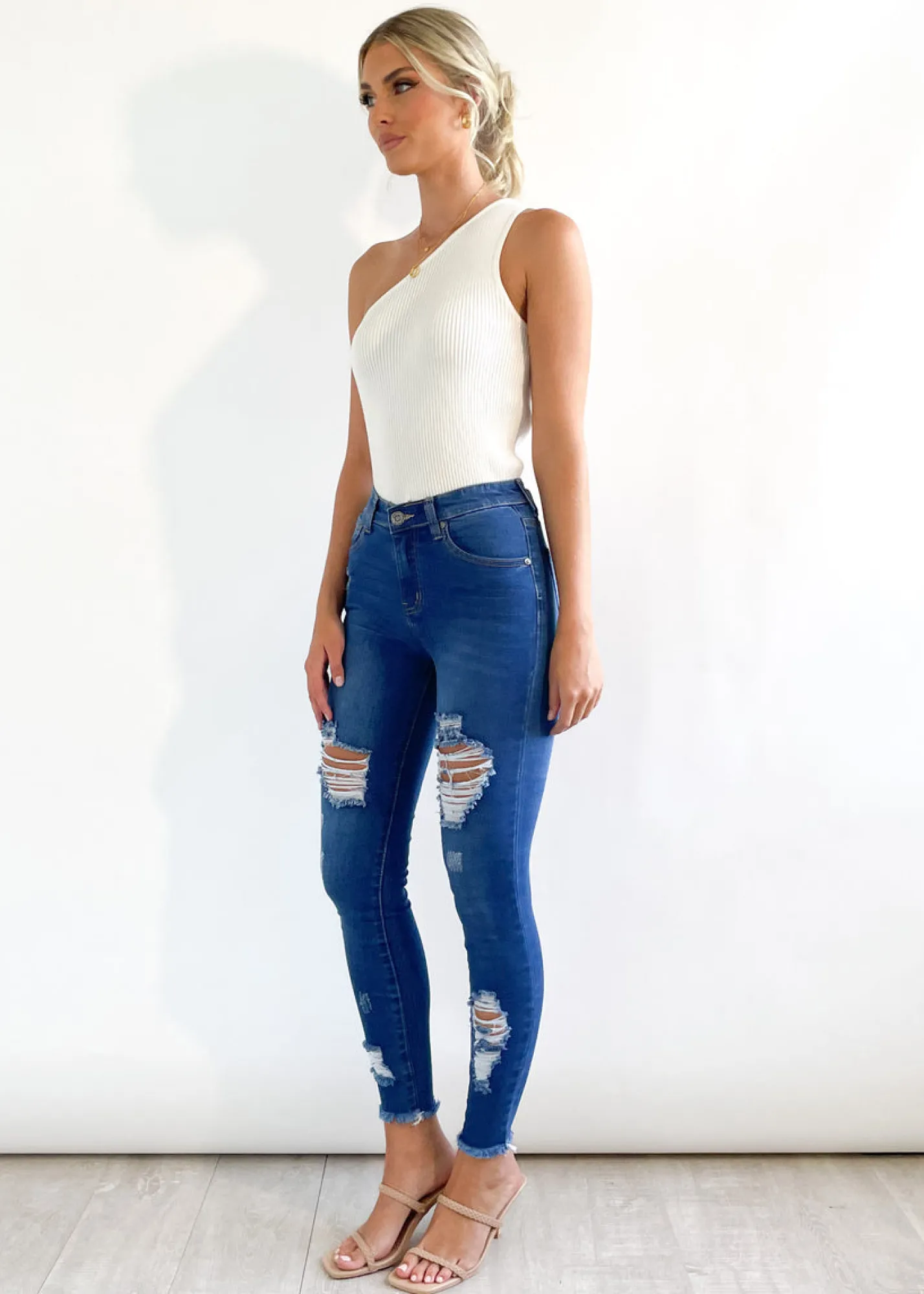 Women Gingham & Heels Jeans>Emmerson Jeans