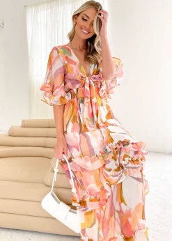 Women Gingham & Heels Maxi><noscript><img width=