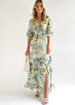 Women Gingham & Heels Maxi>Emzie Maxi Dress