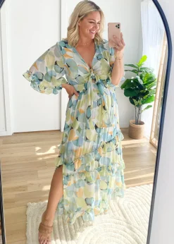 Women Gingham & Heels Maxi><noscript><img width=