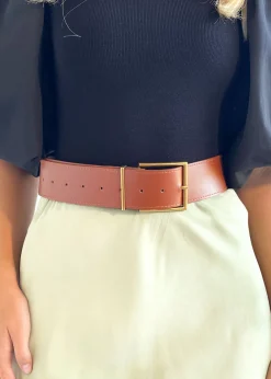 Women Gingham & Heels Belts><noscript><img width=