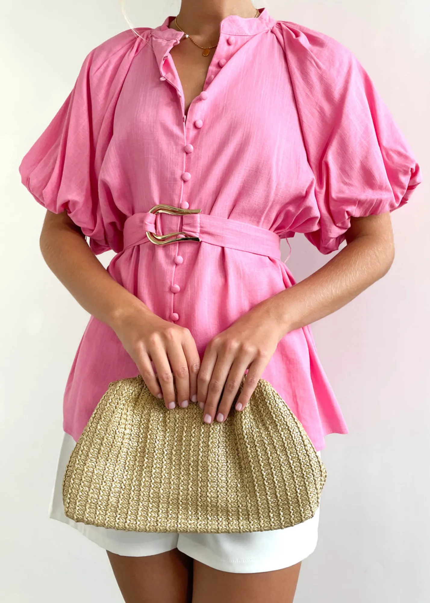 Women Gingham & Heels Blouses>Essey Blouse