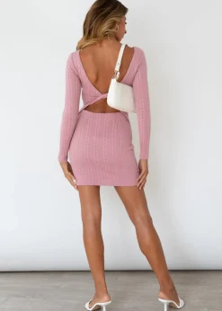 Women Gingham & Heels Knit Dresses><noscript><img width=