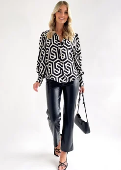 Women Gingham & Heels Shirts><noscript><img width=