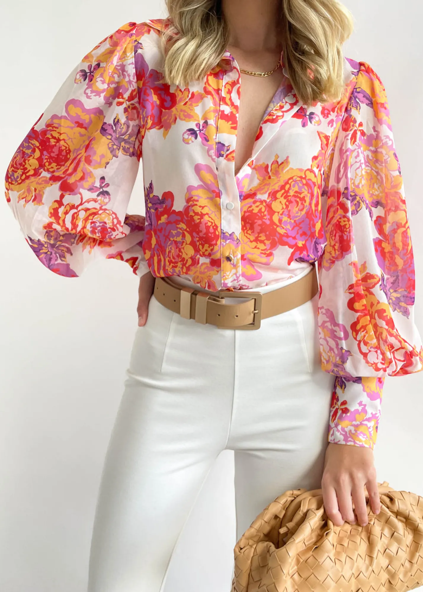 Women Gingham & Heels Blouses>Fleetwood Blouse
