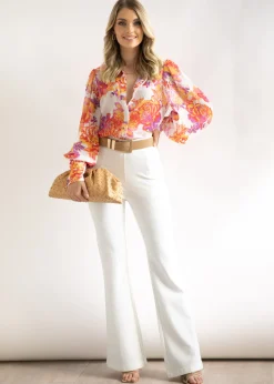 Women Gingham & Heels Blouses><noscript><img width=
