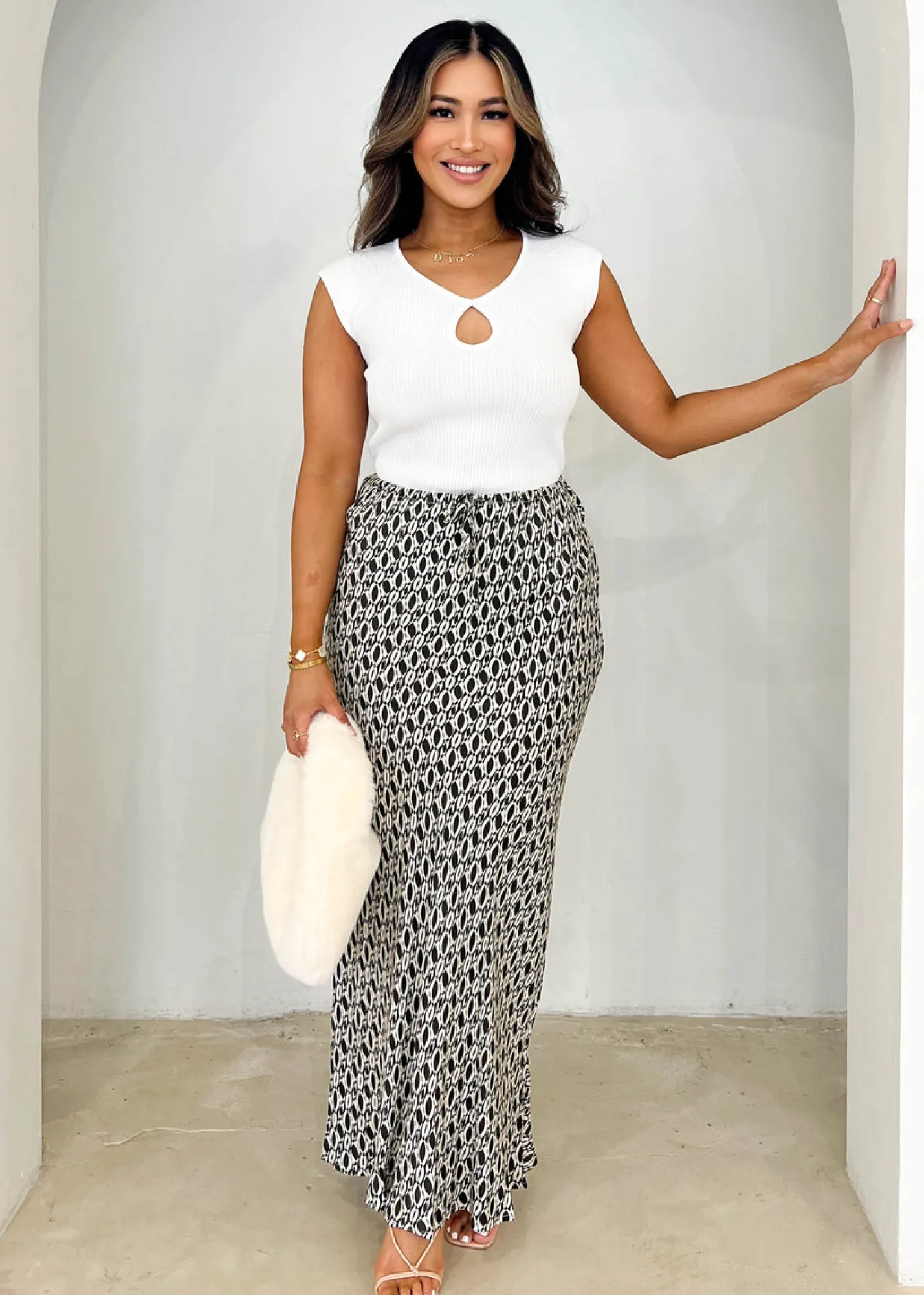 Women Gingham & Heels Knit Tops>Fowler Knit Top