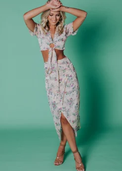 Women Gingham & Heels Skirts>Gardenia Midi Skirt