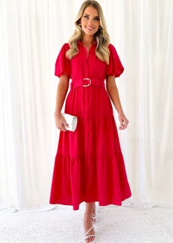 Women Gingham & Heels Midi>Garners Midi Dress