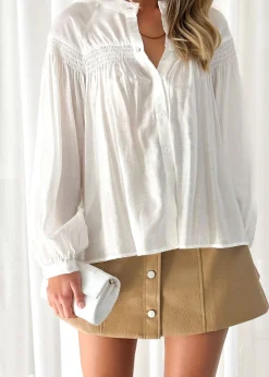 Women Gingham & Heels Blouses><noscript><img width=