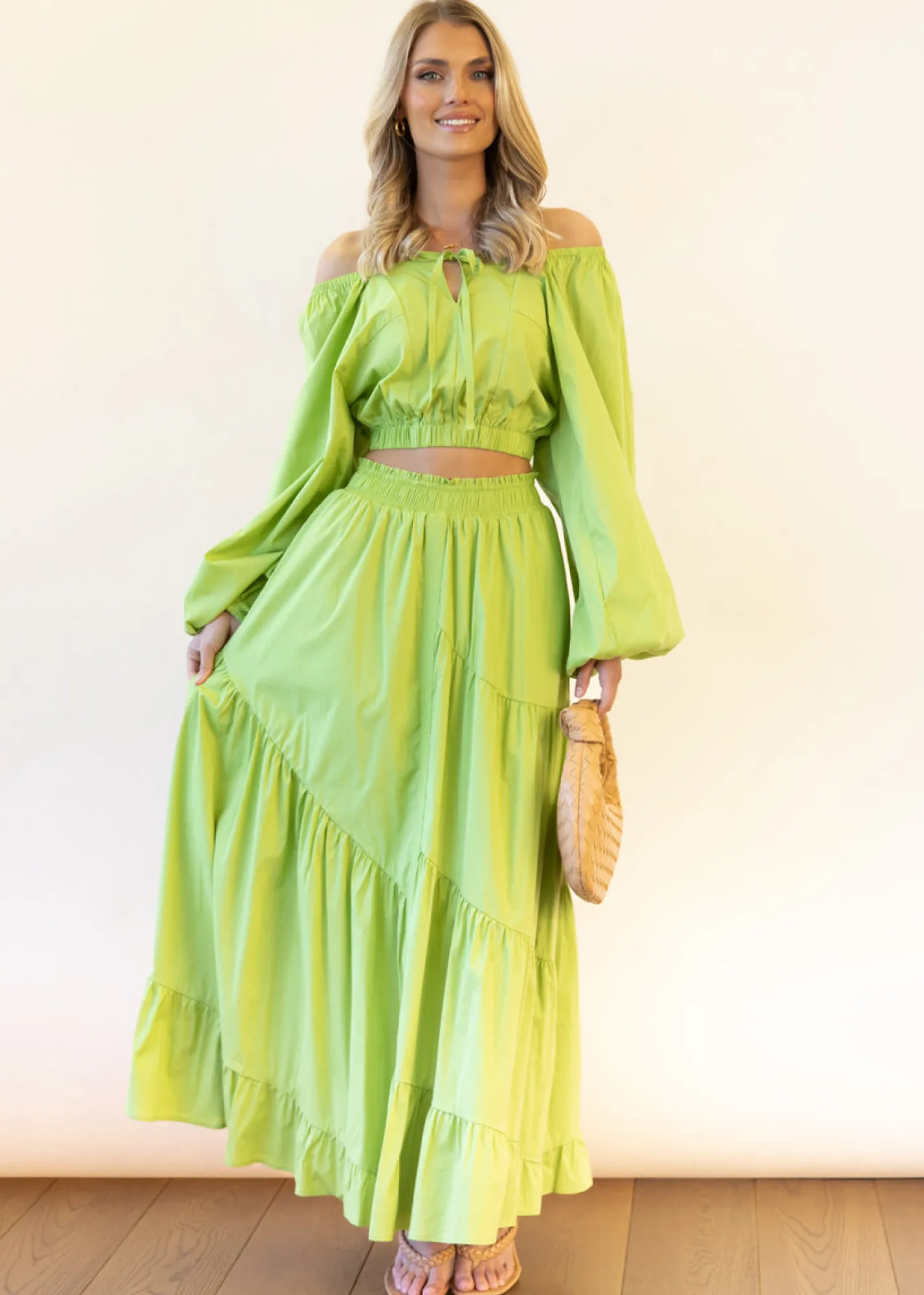 Women Gingham & Heels Blouses>Gillia Cropped Blouse
