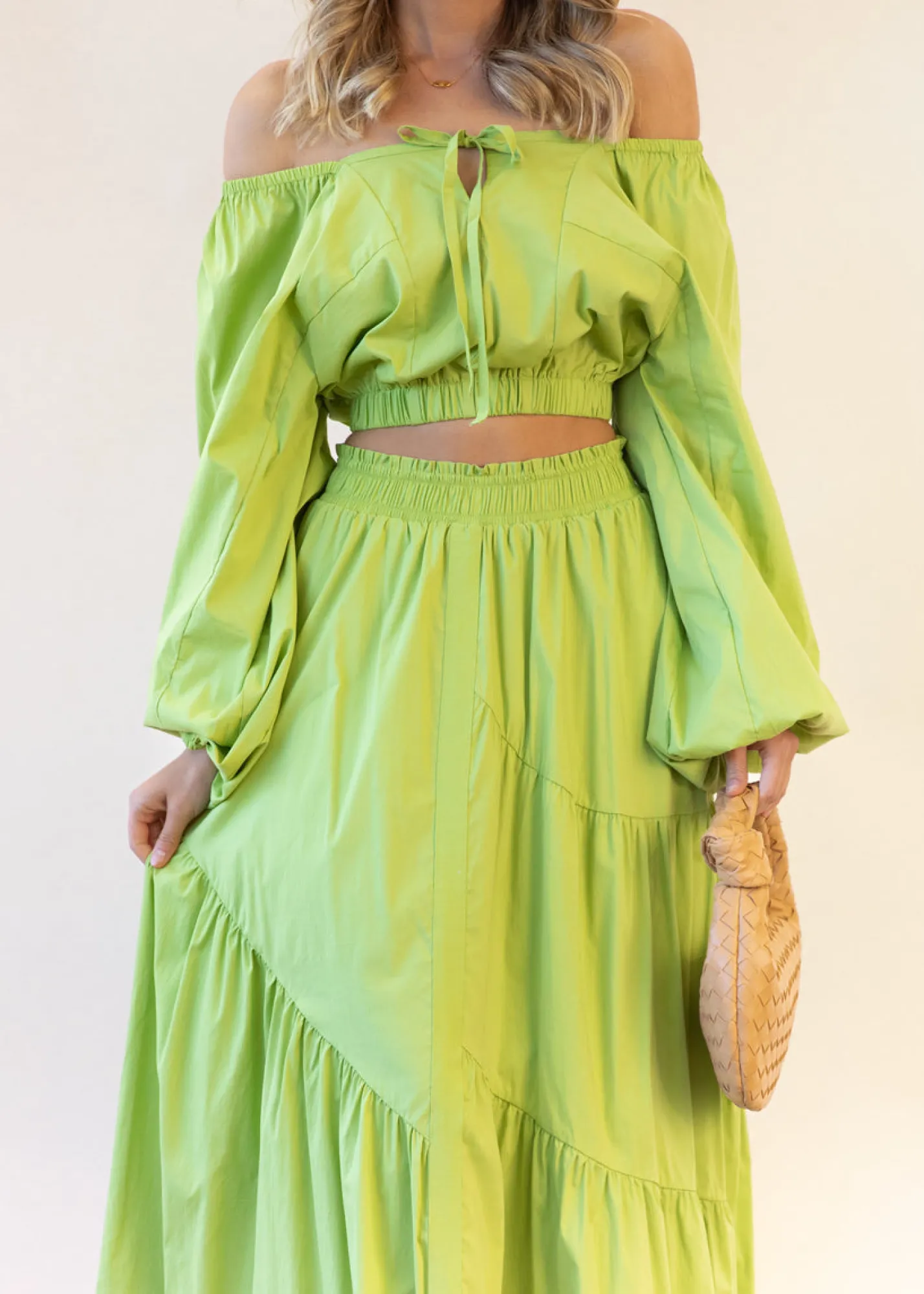 Women Gingham & Heels Blouses>Gillia Cropped Blouse
