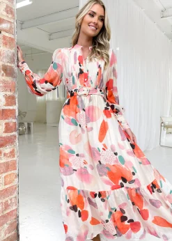 Women Gingham & Heels Maxi>Ginney Maxi Dress