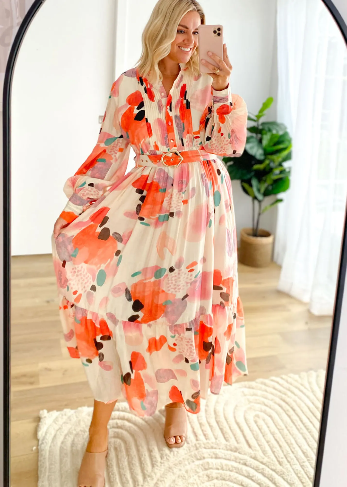 Women Gingham & Heels Maxi>Ginney Maxi Dress