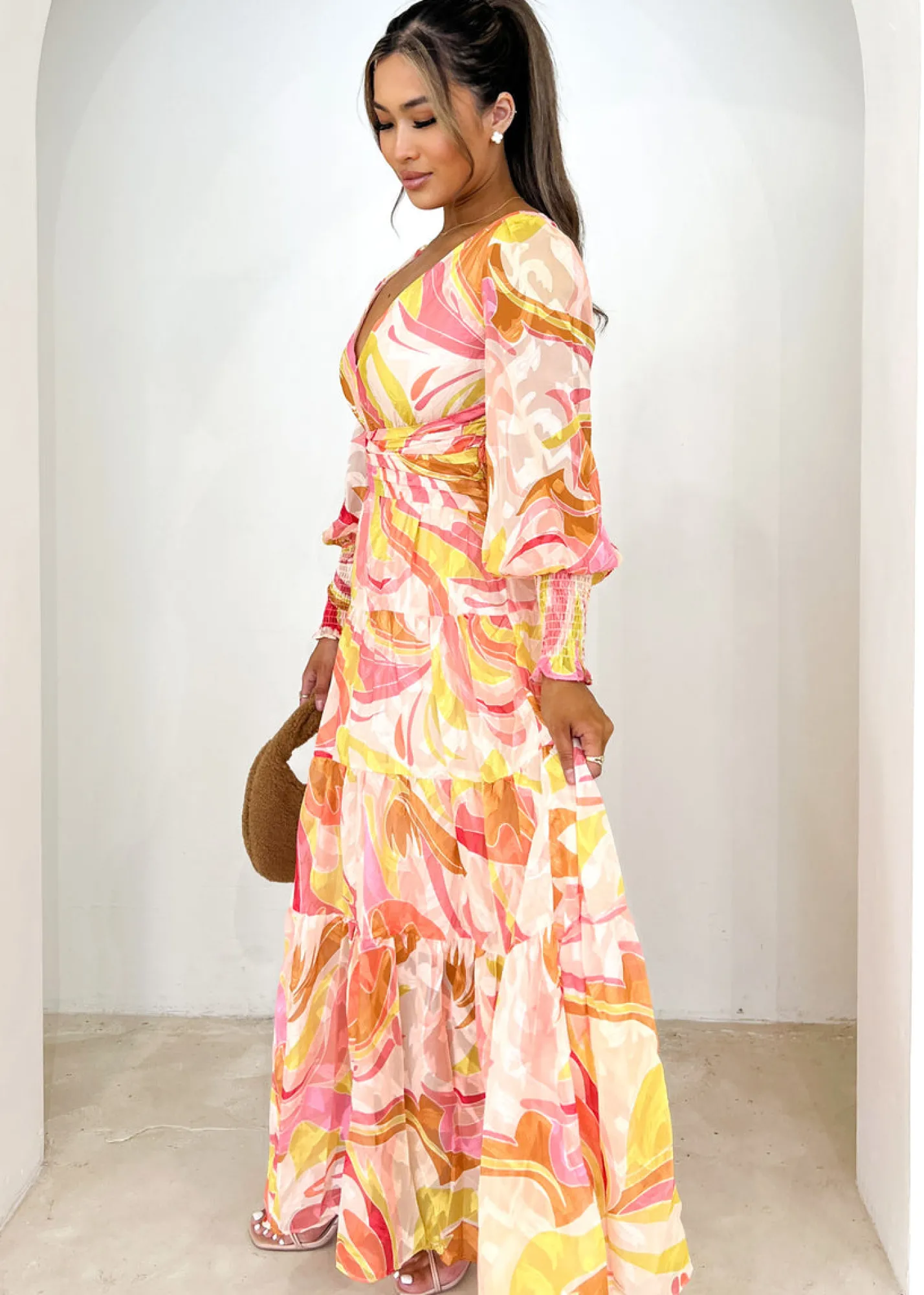 Women Gingham & Heels Maxi>Graceline Maxi Dress
