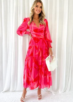 Women Gingham & Heels Maxi><noscript><img width=