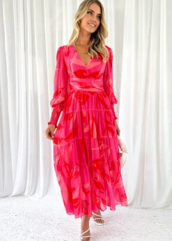 Women Gingham & Heels Maxi><noscript><img width=