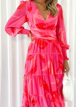 Women Gingham & Heels Maxi><noscript><img width=